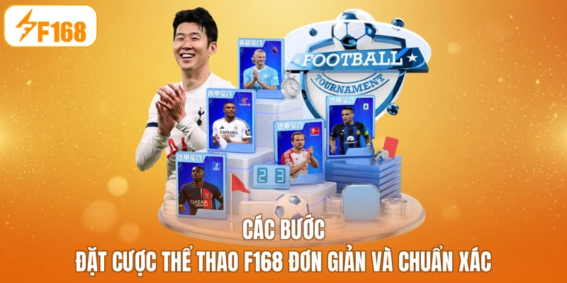 Các bước đặt cược thể thao F168 đơn giản và chuẩn xác