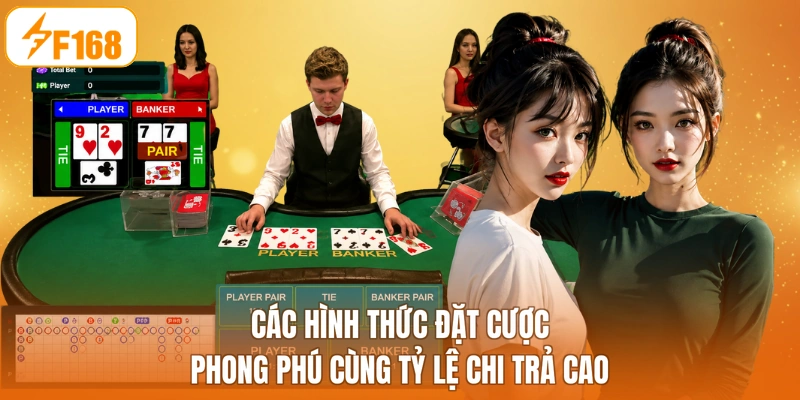Các hình thức đặt cược phong phú cùng tỷ lệ chi trả cao