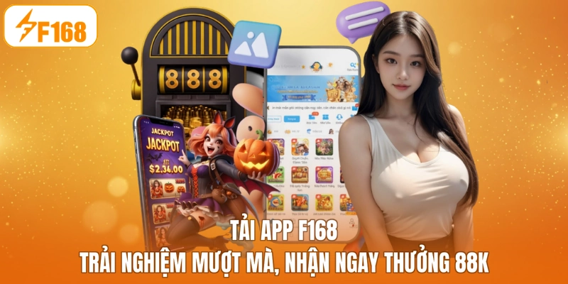 Tải App F168 - Trải Nghiệm Mượt Mà, Nhận Ngay Thưởng 88K