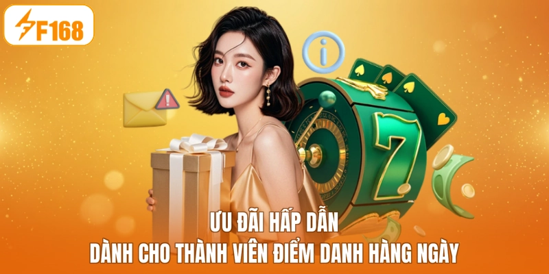 Ưu đãi hấp dẫn dành cho thành viên điểm danh hàng ngày